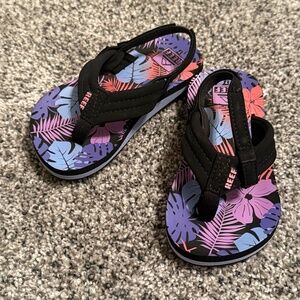 Reef Little Ahi little girl infant baby toddler kid open toe sandal flip flop